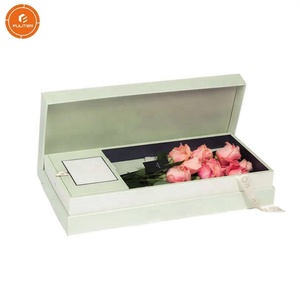 Boîtes à fleurs personnalisées pour bouquets de roses éternelles à longue tige, emballage artisanal rectangulaire - Product Image 2