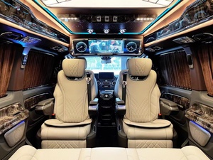 Sièges auto avec ventilation, chauffage, réglage VIP, en cuir, pour Mercedes Vito, Classe V, Viano, Metris, Sprinter - Product Image 4