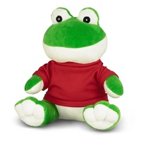 Jouets en peluche personnalisés avec votre logo, grenouilles en peluche, poupées promotionnelles, animaux en peluche doux, toutou grenouille en peluche