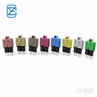 Disjoncteur manuel réinitialisable pour automobile 32V CC, fusible à lame ATC ATO standard 3A 5A 10A 15A 20A 25A 30A, protection contre les surcharges