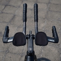 Manillar Integrado TOSEEK de Una Pieza para Triatlón, 31.8mm 340mm, Barra TT para Bicicleta de Carretera, Componentes para Bicicleta de Contrarreloj