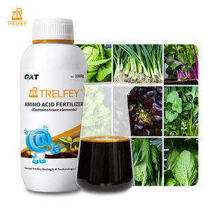 Fertilizzante liquido a rilascio rapido nero per la crescita dell'amminoacido Zn + B fertilizzante 100% solubile in acqua Spray fogliare liquido marrone scuro - Product Image 3