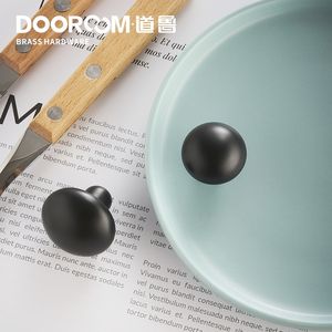 Dooroom Kuningan Mebel Menangani Jamur Lucu Lemari Pakaian Lemari Rias Lemari Laci Tarik Tombol untuk Kamar Anak-anak - Product Image 5