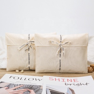 Busta di mussola di alta qualità <span class=keywords><strong>in</strong></span> stile sacchetto per la polvere sacchetto di cotone <span class=keywords><strong>tessuto</strong></span> <span class=keywords><strong>tessuto</strong></span> imballaggio sacchetto regalo con Logo - Product Image 3