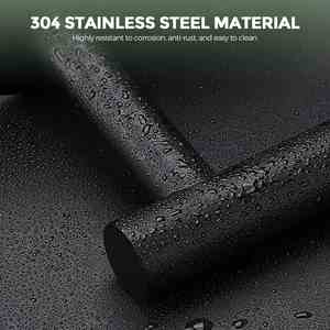 Stainless Steel Self-Adhesive Wall-Mounted Toilet <b>Paper</b> Towel Rack Modern Design Perforation-Free Storage - Product Image 2