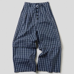 <span class=keywords><strong>Pantalon</strong></span> décontracté ample à <span class=keywords><strong>carreaux</strong></span> pour <span class=keywords><strong>homme</strong></span>, taille basse, respirant et polyvalent, personnalisable OEM - Product Image 3