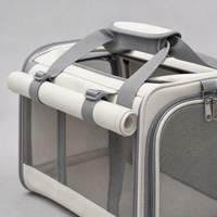 Sac de transport pliable pour animaux de compagnie YAOYUE en tissu Oxford avec fenêtres en maille pour chats et petits chiens