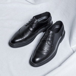 Zapatos Formales de Negocios de Lujo Hechos a Mano en Cuero Suave y Cómodo de Estilo Italiano, Zapatos de Boda de Alta Calidad, Tendencia de Moda, Flexibles - Product Image 3