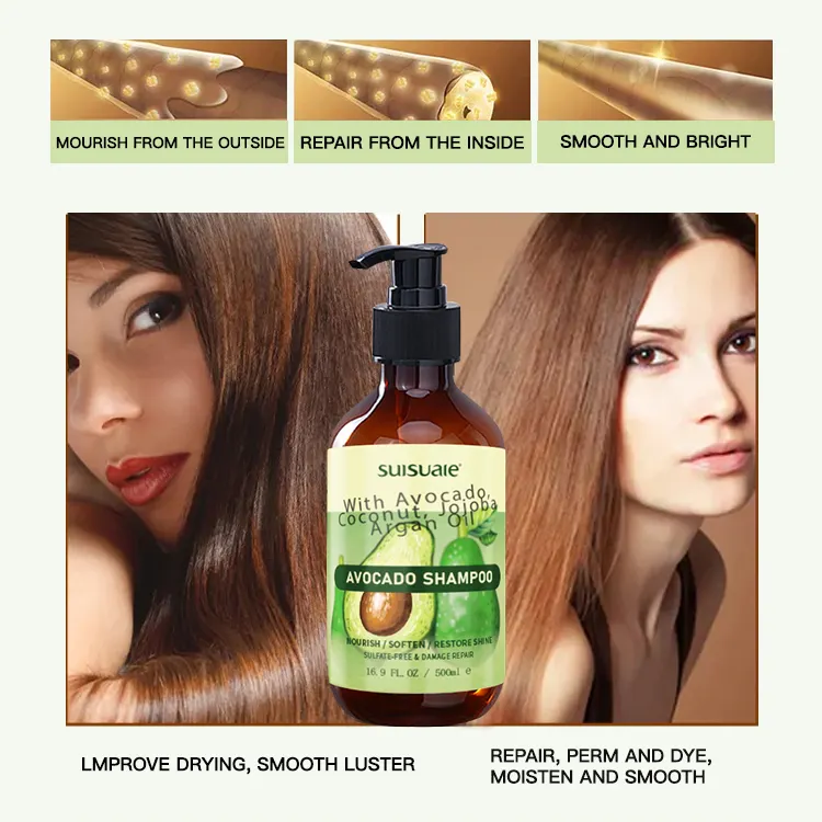 Vente en gros, marque privée, shampoing et après-shampoing au beurre de karité, naturel et biologique, nourrissant et réparateur pour cheveux sans sulfate