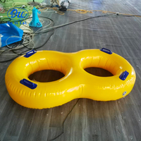 Bouée de natation huit places pour parc aquatique, bouée gonflable en PVC pour quatre personnes, bouée double pour deux personnes