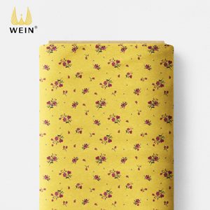 <span class=keywords><strong>Tela</strong></span> de Algodón Premium C180 Orgánica Peinada, Edición Limitada, Serie Floral <span class=keywords><strong>Amarilla</strong></span>, para Vestidos de Mujer - Product Image 4