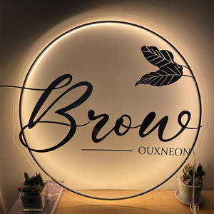 Letrero Comercial Electrónico Personalizado con Letras LED Iluminadas para Barbería, Salón de Belleza, Tienda de Autos, Luminoso e Impermeable - Product Image 2