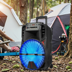 Hot bán duy nhất <span class=keywords><strong>15</strong></span> inch chất lượng cao không dây di động <span class=keywords><strong>Bluetooth</strong></span> xe đẩy nhựa Đảng loa cho ngoài trời trong nhà - Product Image 5