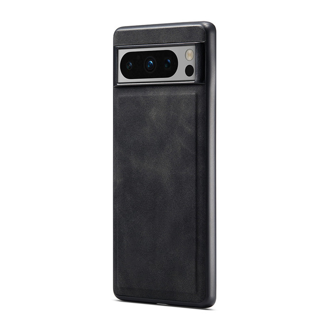 Retro Leather Flip Wallet Case Magnetic 2 in 1 Card Slots Protective Case for Google Pixel 7 6 Pro Phone Genuine Leather Case