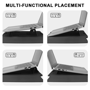 Bolso para portátil Kingsoil 3 en 1, el más vendido, con soporte y alfombrilla para ratón, funda de piel sintética para portátiles de 14-16 pulgadas, en stock. - Product Image 5