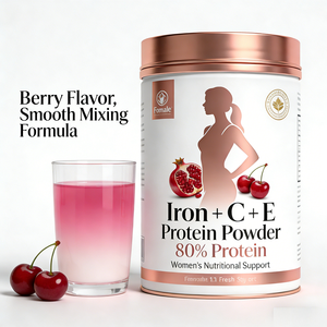Kadınlar İçin Demir Zenginleştirilmiş <span class=keywords><strong>Protein</strong></span> Tozu Çift <span class=keywords><strong>Protein</strong></span> (Soya + Whey) Üçlü Besin Değeri OEM %80 <span class=keywords><strong>Protein</strong></span> C ve E Vitamini ile - Product Image 3