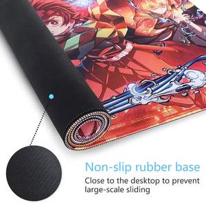 แผ่นรองเม้าส์ลายอสูรแผ่นรองเมาส์อะนิเมะขนาดใหญ่สำหรับเล่นเกมกันลื่นคอมพิวเตอร์ kimetsu NO yaiba แผ่นรองเมาส์ยาวสำหรับบ้านสำนักงาน - Product Image 4