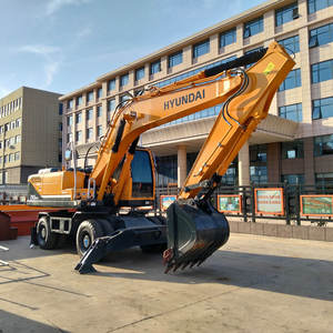 Livraison gratuite Hyundai R210W-9S grandes excavatrices hydrauliques sur chenilles d'occasion 21ton R210-9 210-7 pelleteuses d'occasion - Product Image 2
