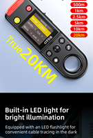 Appareil tout-en-un VFL10mW+OTDR, capable de contrôle à distance via connexion smartphone (version Bluetooth) pour FTTH