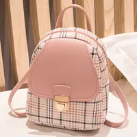 Moda ve güzel özel tasarım pu malzeme okul çok yönlü mini kız sırt çantası