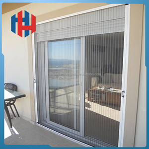 Khung nhôm cửa Polyester xếp li lưới gấp cửa sổ và cửa cho nhà hoặc khách sạn cửa sổ trượt màn hình lưới - Product Image 4