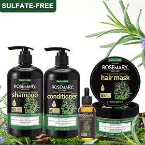 Haarpflege Anti-Schuppen Haarwuchs Bio Teebaumöl Rosmarin <span class=keywords><strong>Shampoo</strong></span> und Spülung - Product Image 1