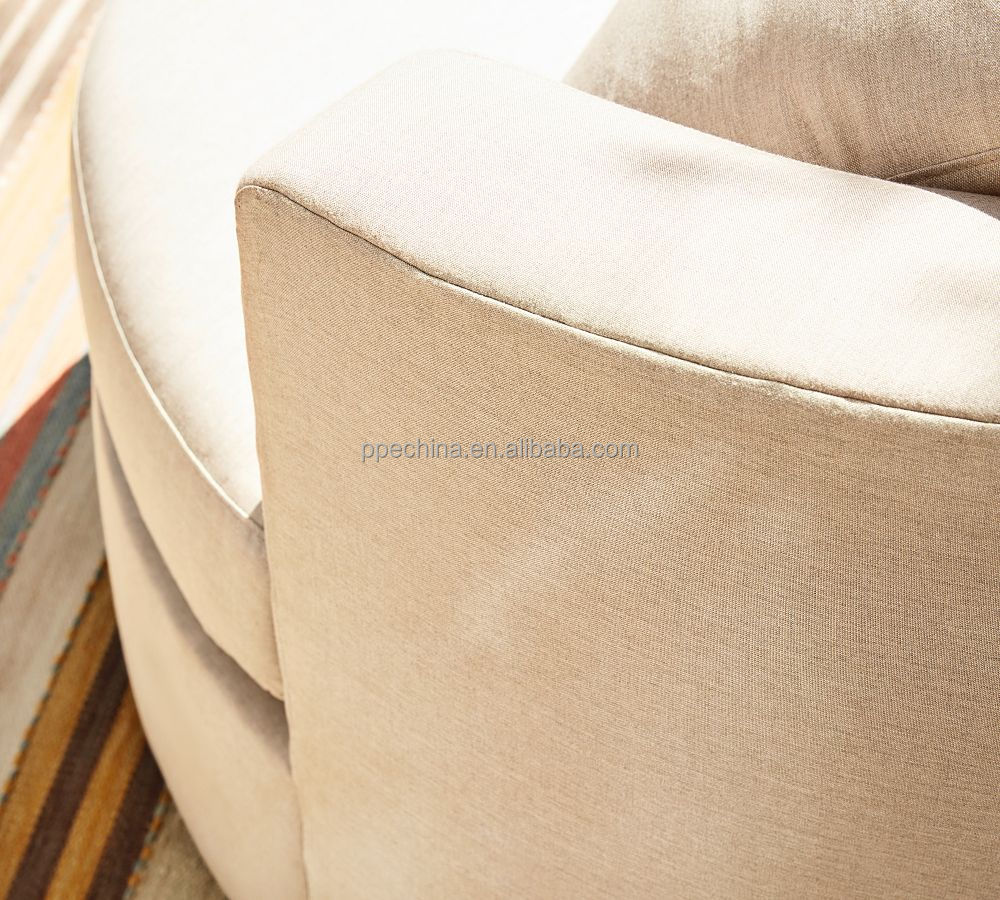 Hot Sale Round Shape Fabric Sofa bed Outdoor Sun Lounger garden Furniture Modern sunbed outdoor sofa