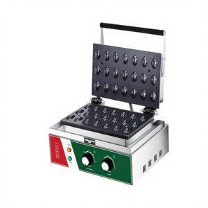 Machine à gaufres et crêpes multifonctionnelle électrique commerciale pour noix et œufs, appareil à faire des gaufres aux fruits et aux noix - Product Image 1