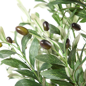 Plantes en pot en plastique de hauteur personnalisée plantes vertes grand olivier artificiel pour la maison salon bureau hôtel restaurant décor - Product Image 3