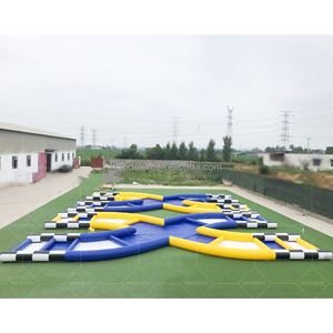 Gran parque infantil al aire libre <span class=keywords><strong>Big</strong></span> Speedway Circuit Human Zorb Inflable Go Kart Race Track al aire libre en venta - Product Image 1