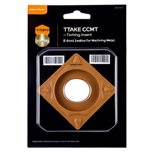TTAKE CCMT Turning Insert 80 Degree Positive For Machining Metal - Product Image 2