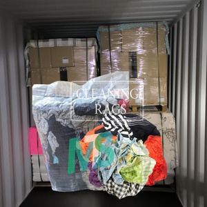 Trapos de Algodón Reciclado de Alta Calidad, Coloridos y Mixtos, con Buena Absorbencia, Paño de Limpieza para Uso Marino e Industrial en Fardos - Product Image 1