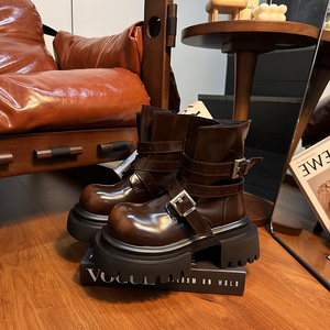 2026 nueva primavera y verano moda cuero al aire libre negro trabajo negocios recepción zapatos de mujer botas cortas - Product Image 2