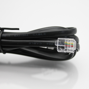 6p4c <span class=keywords><strong>1ft</strong></span> 2Meter 3Meter Rj11 Zwart Plat Cat3 Telefoon <span class=keywords><strong>Patch</strong></span> Snoer - Product Image 4