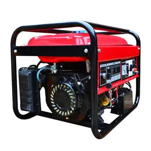 Generador de gasolina portátil de tipo abierto 2KW 3KW 5KW 6kw 7kw 8kva 10kw 12kw generadores de gasolina de Rusia para la venta