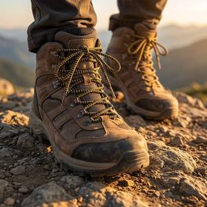 Cordones de repuesto redondos de poliéster bicolor duraderos OEM al por mayor para botas <span class=keywords><strong>Merrell</strong></span> Moab y calzado de exterior - Product Image 4