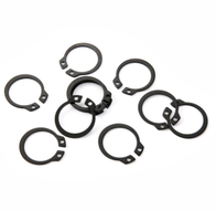 Wholesale DIN 471 Black Carbon Steel Shaft External Retaining Ring Circlips with Zinc Finish Including Spherical Washers