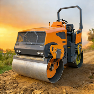 Mini Rodillo Compactador Vibratorio Tándem <span class=keywords><strong>de</strong></span> 1, 2, 3, 4 y 5 Toneladas para Caminos <span class=keywords><strong>de</strong></span> Entrada con Motor Principal y Componentes <span class=keywords><strong>de</strong></span> Bomba - Product Image 4