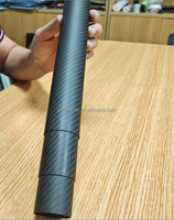 Perche télescopique en fibre de carbone 6m 8m 10m Lance extensible pour nettoyeur haute pression 100% matériau en fibre de carbone