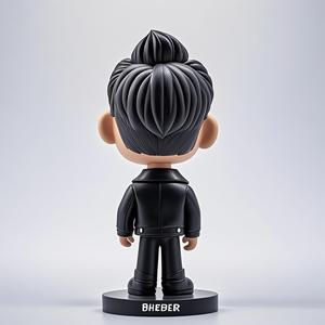 Tùy Chỉnh <span class=keywords><strong>3D</strong></span> Nhựa Ca Sĩ Hình Ảnh Bobble Đầu Búp Bê Sợi Thủy Tinh Bức Tượng Bức Tượng Cho Văn Phòng Nhà Đồ Trang Trí Tiểu Thuyết Xe Mô Hình - Product Image 4