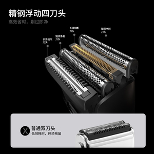 StrongWolf Mini Electric Shaver Triple Blade Reciprocating Rechargeable Waterproof Men's Travel Shaver - Product Image 4