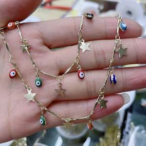 LS-B2810ใหม่มาถึงหลายการออกแบบสร้อยคอเคลือบโซ่,<span class=keywords><strong>น่า</strong></span><span class=keywords><strong>รัก</strong></span>ตาหัวใจผีเสื้อดาวรูปโซ่สำหรับผู้หญิงผู้ชายเครื่องประดับทำ - Product Image 3