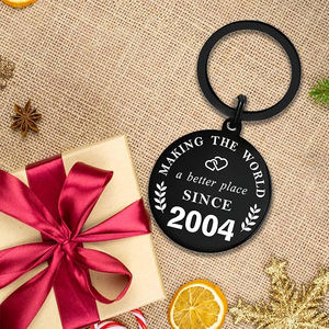 Figlia per mamma padre portachiavi regalo io sarò sempre il tuo portachiavi bambina miglior papà regalo di compleanno mamma figlia portachiavi - Product Image 4