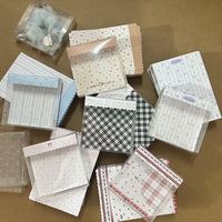 Boîte d'emballage en PVC transparent pour chouchous avec cartes de présentation imprimées, logo personnalisé, vente en gros, cadeau mignon et élégant