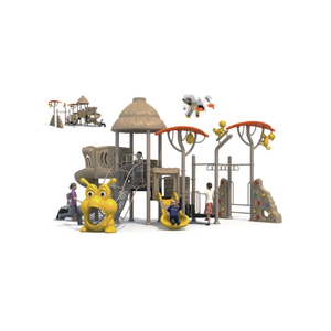 Casa de juegos al aire libre de diseño novedoso colorido para niños, lo último en madera y plástico, equipo de juegos para diversión infantil - Product Image 5
