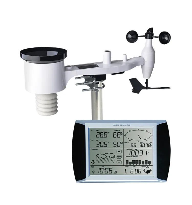 Touch Screen Wireless Weather Station with USB PC Link