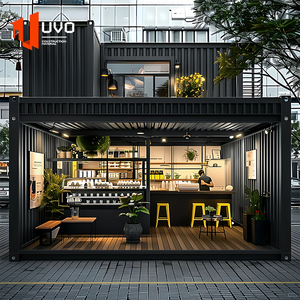 Quick-Assembly Prefabricated Steel Container <b>Portable</b> Outdoor Restaurant and Shop Design for Outdoor Use - Product Image 1