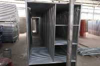 Estructura Principal de Andamio Tipo H Pintada en Negro Sin Escalera, Marco de Andamio de Tipo Puerta Simple para Construcción