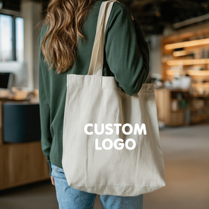 Gahumi กระเป๋าผ้าใบดีไซน์ทันสมัยออกแบบได้ตามที่ต้องการเป็นมิตรกับสิ่งแวดล้อมโลโก้และลายพิมพ์ได้หลากหลาย - Product Image 1