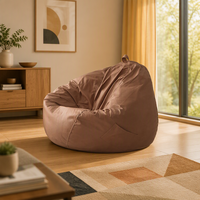 Fauteuil inclinable moderne en forme de poire avec tissu PVC 600D, design une place pour usage extérieur par enfants et adultes